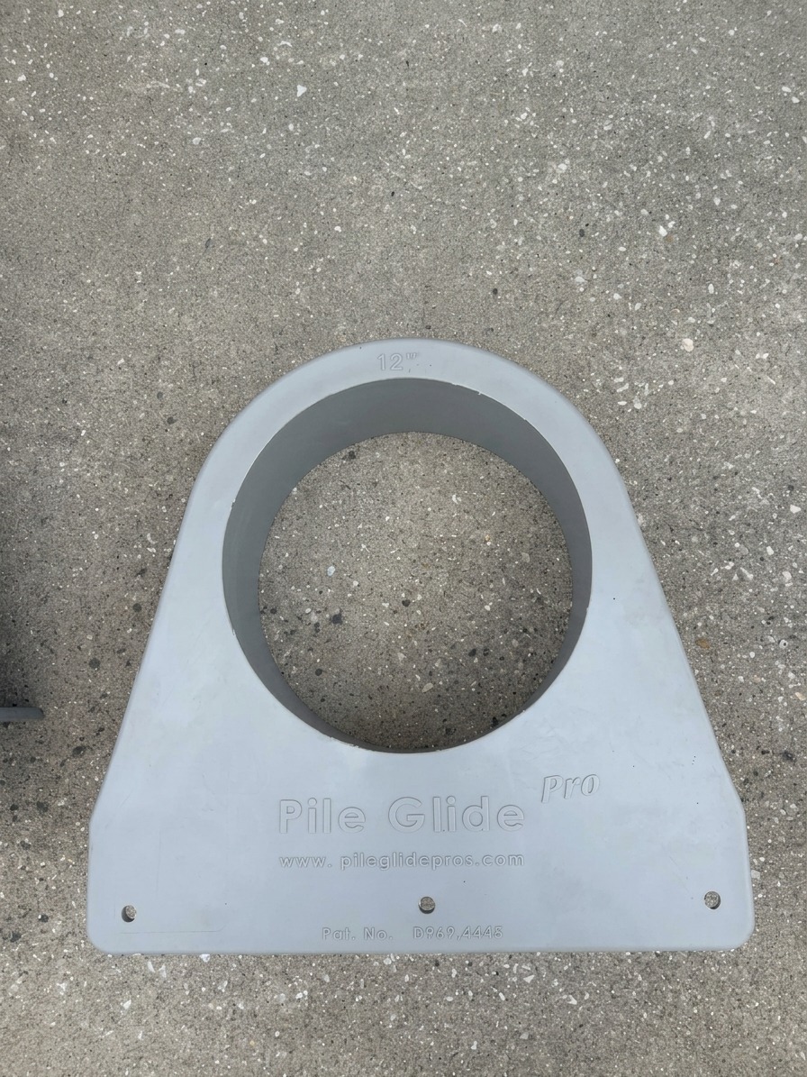 Pile Glide Pro 12 inch marine pile hoop